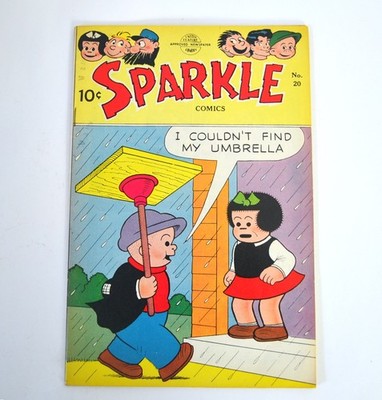1951 SPARKLE COMICS #20 United Features Mid Grade+