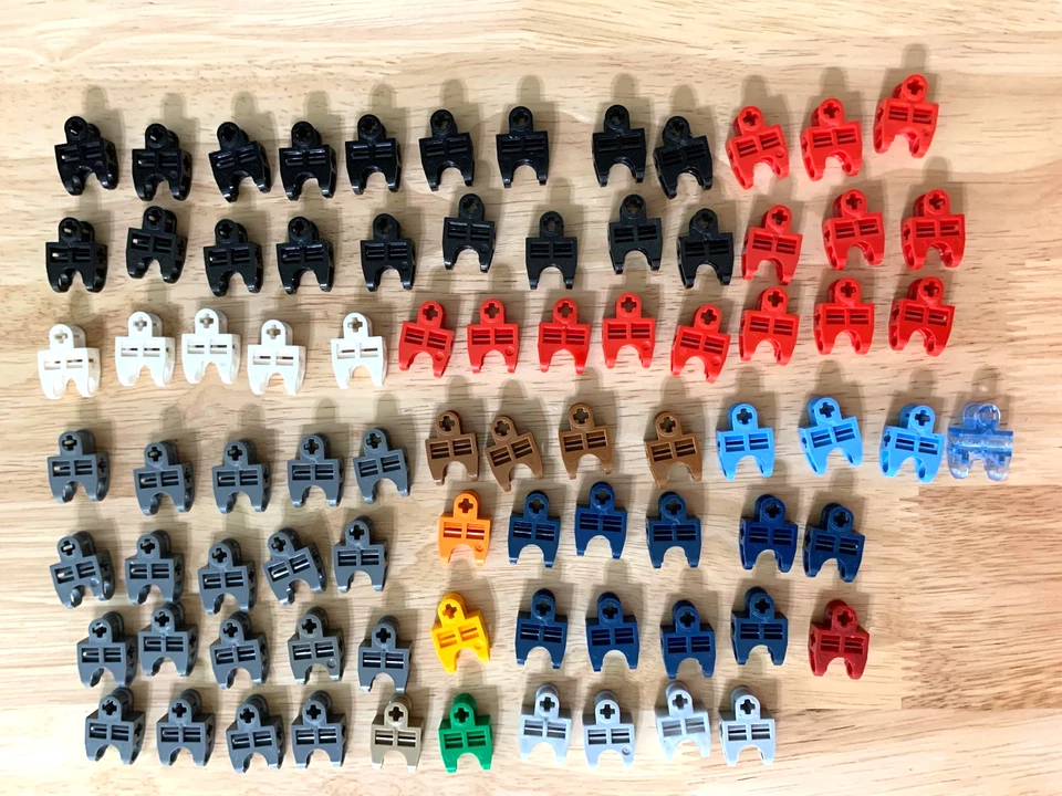Lot Of 82 - Lego Bionicle 32174 Technic Axle Connector 2 x 3 Ball Joint Socket - Image 2 of 4