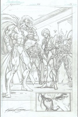KERRY GAMMILL SIGNED 1995 REGULATORS UNPUBLISHED SPLASH ART-HARDEDGE, BLACKJAK!