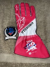 Liam Lawson Signed Visa RB Racing Bulls Race Glove Formula 1 Rookie Beckett #2
