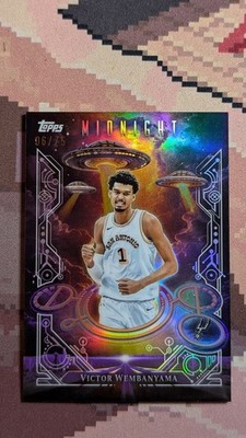 2025-26 Topps Midnight VICTOR WEMBANYAMA Daydreamers Dusk 6/75 DD