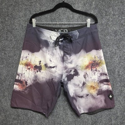 More Core Division MCD Board Shorts Mens 34 10  Swim Trunks Y2K FLAW 