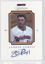 2007 TRISTAR Autothentics Blue Auto 88/250 Landon Powell #54 Auto 0j8