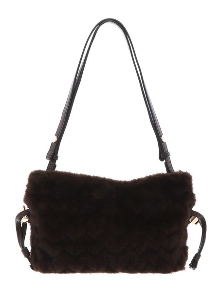 LIU JO Riccy Hobo Bag S Schultertasche Tasche Deep Brown Dunkelbraun Neu-image