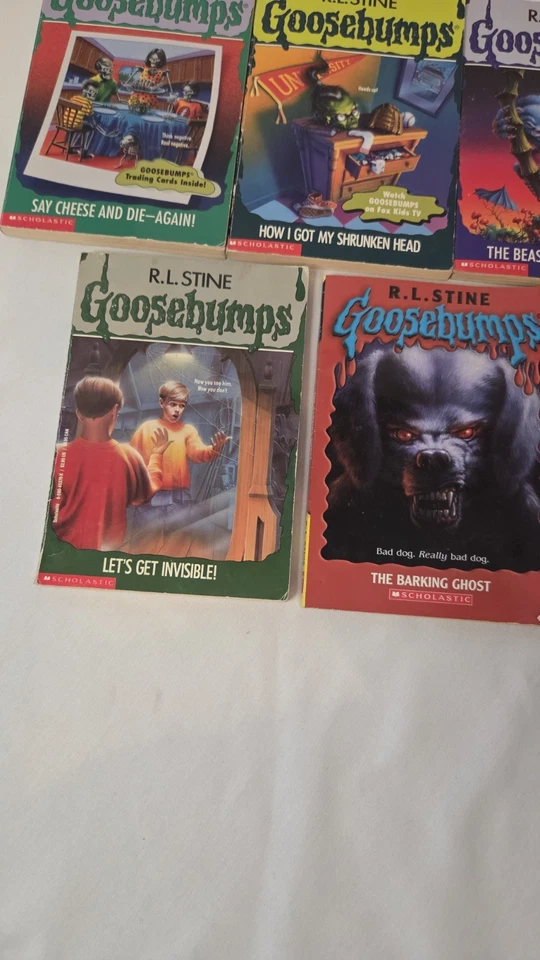 Vintage 90s Mixed Lot of 7 Scholastic Printing Goosebumps Books R.L. Stine - Image 3 of 4