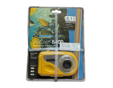 Vivitar Vivicam 8400 8.1MP Yellow Underwater Digital Camera - New Sealed, Y2K
