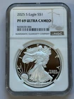 2025-S Proof $1 American Silver Eagle NGC PF69UC