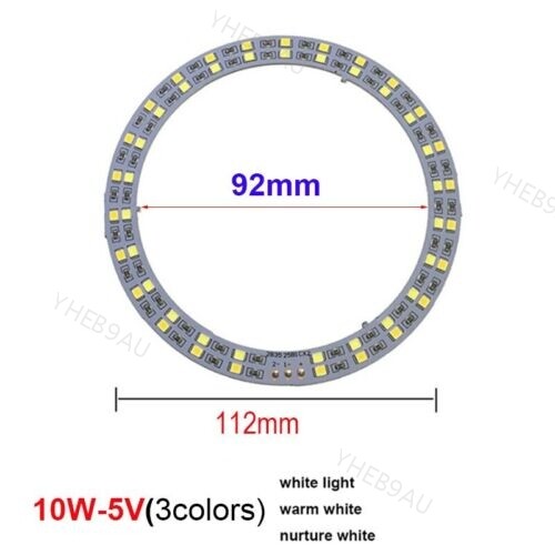LED Chip Recessed Lighting Dimmable SMD5730 Light Beads Tricolor Adjustable 16H - Picture 8 of 34