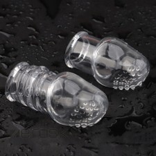 Reusable Delayed Ejaculation Bigger Glans Penis Enlarger Sleeve Extender MALE
