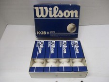 Brand New Box of One Dozen Vintage WILSON K-28 GOLF BALLS