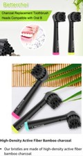 Charcoal Brush Heads Compatible with Oral B E...