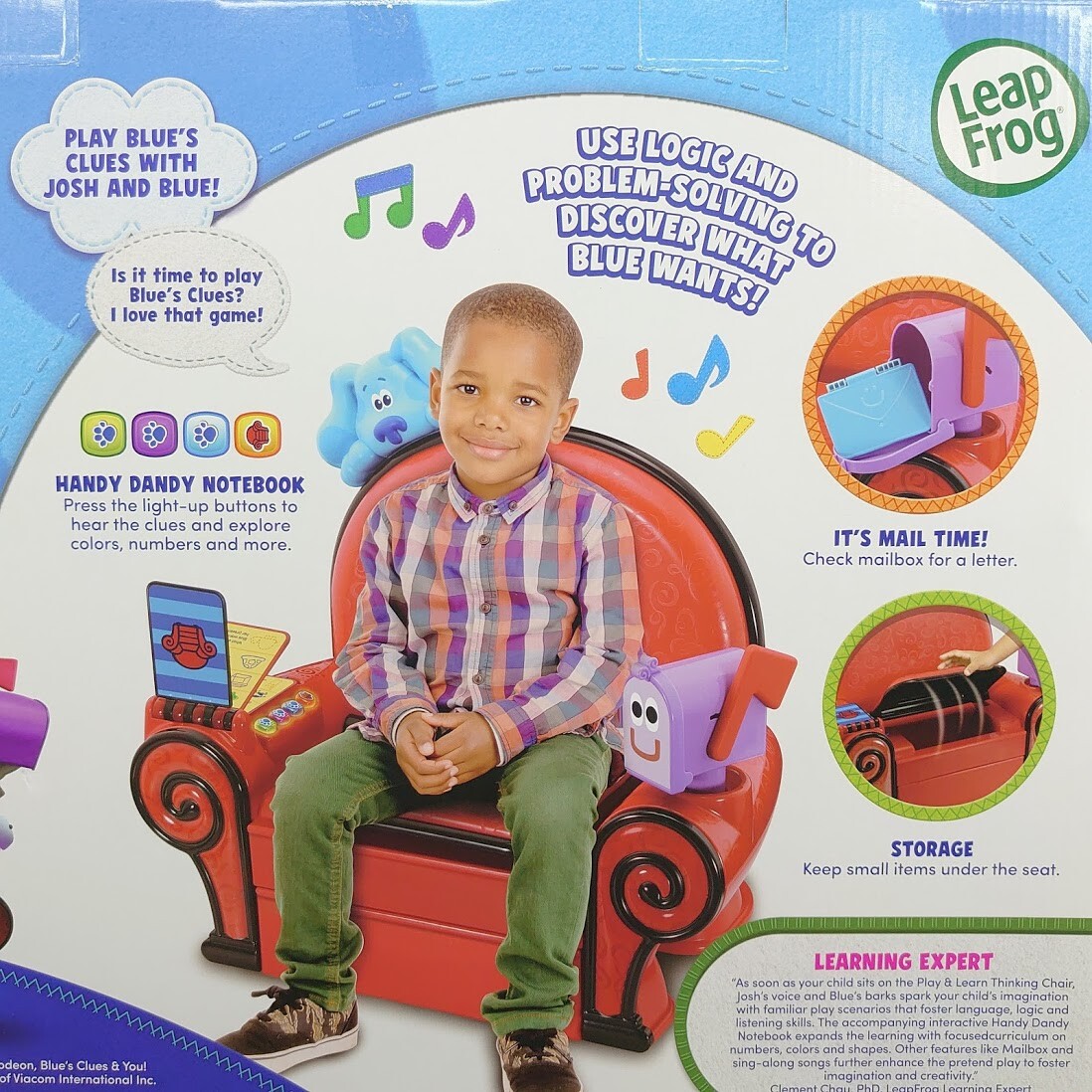 LeapFrog Blues Clues und Sie! spielen und lernen Denken Stuhl-NEU/sealed in  Hand | eBay