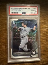 2022 Bowman Chrome Mega Box Anthony Volpe RC BCP-182 PSA 10 Gem Mint Yankees