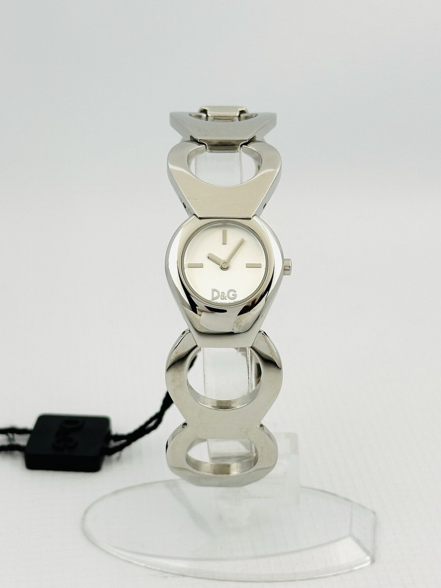 D&G Dolce and Gabbana DW0170 Flathead Steel Silver Dial Women's