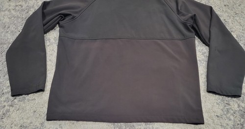Snozu Performance Softshell Windbreaker Jacket Mens 2XL Camo Fleece Line Black - Picture 10 of 10