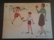 Lot de 23 planches Magnard Remi et Colette - Education Nationale