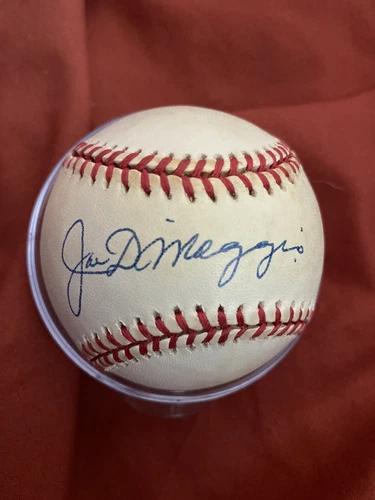 Joe DiMaggio Autographed Baseball With COA