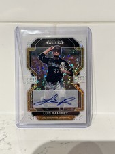 2022 Panini Prizm Draft Picks Luis Ramirez White Donut Circles Auto 46/50