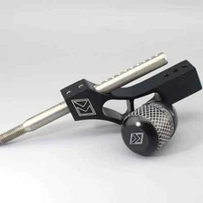 K-TUNED Black Extender Adjustable Shifter Lever Extension + Gear Shift Knob