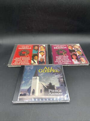 (3) Music CDs. A Country Xmas Nashville, A Country Xmas Branson & All Gospel