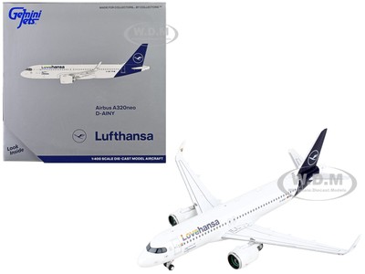 AIRBUS A320NEO AIRCRAFT ''LUFTHANSA-LOVEHANSA'' 1/400 DIECAST BY GEMINIJETS GJ2168