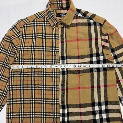 Burberry x Gosha Rubchinskiy Check Split Flannel | eBay Burberry x Gosha Rubchinskiy Check Split Flannel | eBay