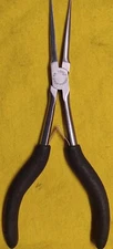 KR TOOLS 7" Extra Long Nose Stay-Open  Comfort Gripped Pliers Drop Forged Tool