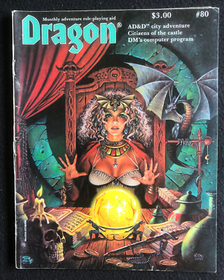 AD&D DRAGON MAGAZIN 80 - Dungeons & Dragons Rollenspiel Zeitschrift - US Ausgabe