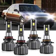 For Acura Legend 1989-1995 LED Headlight Bulb High Low Beam Super Bright White