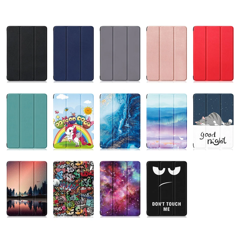 Funda inteligente con soporte triple de cuero para Samsung Galaxy Tab S7 S8+ S9+ S9 FE+ Foto 2 de 4