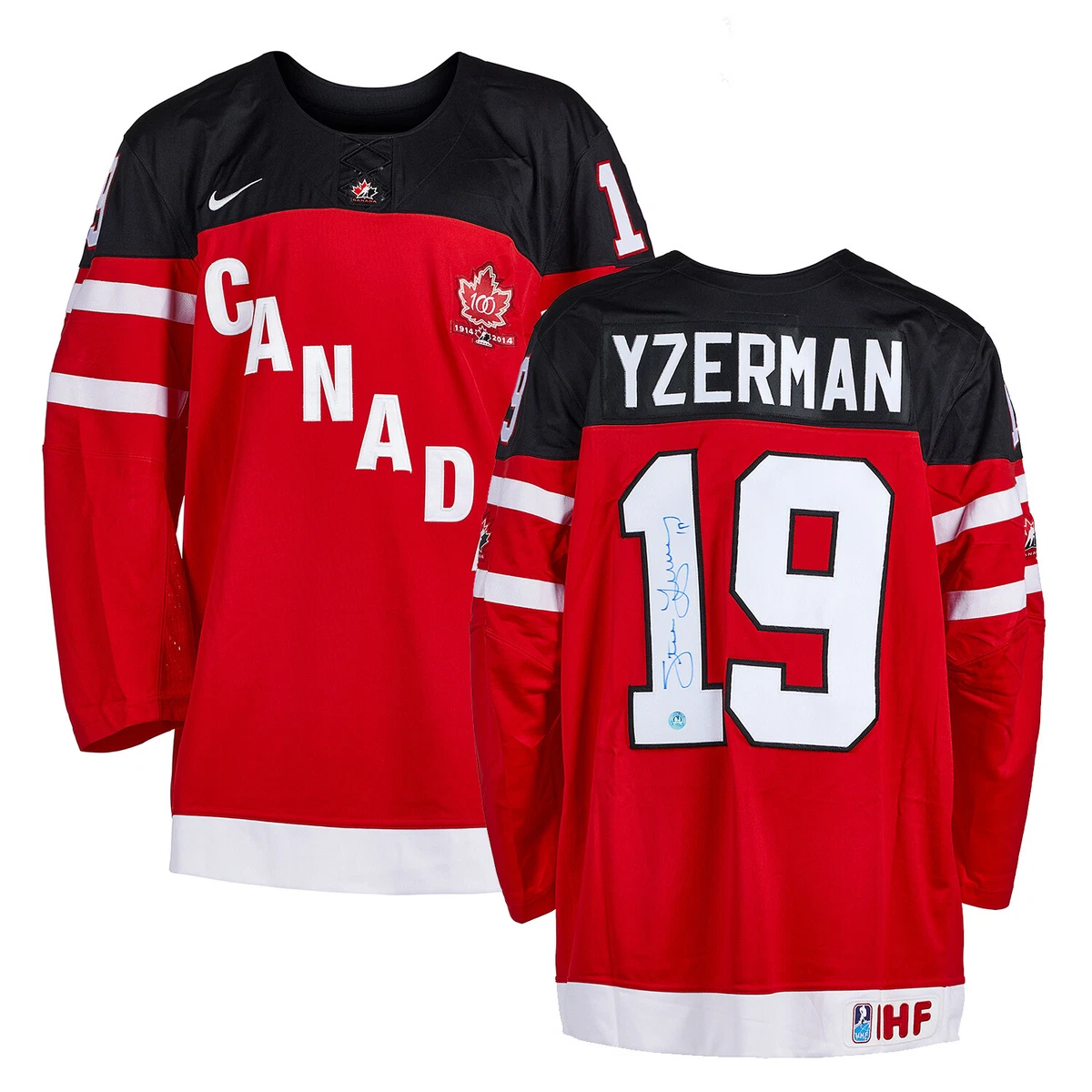 Team canada 100th 2025 anniversary jersey