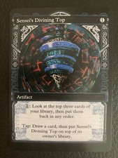 Sensei's Divining Top - - Altered Art - - Commander - EDH - vk