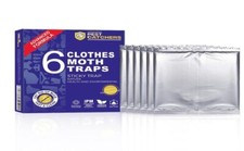 MothCatcher Traps All Pest Catchers Clothing Moth Traps with Pheromones 6 Piece