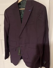 Jennis  Warmann 3 piece tweed lined suit trousers waistcoat jacket blazer 44