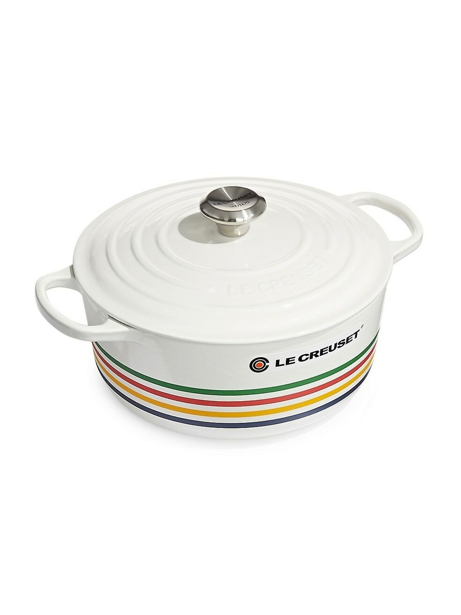 Le Creuset x HBC Cast Iron Round French Oven L Limited Edition