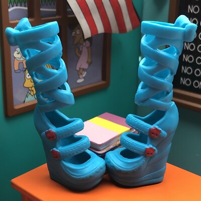 Monster High Ghoulia Yelps Freaky Fusion Boots Shoes Mattel Part Piece
