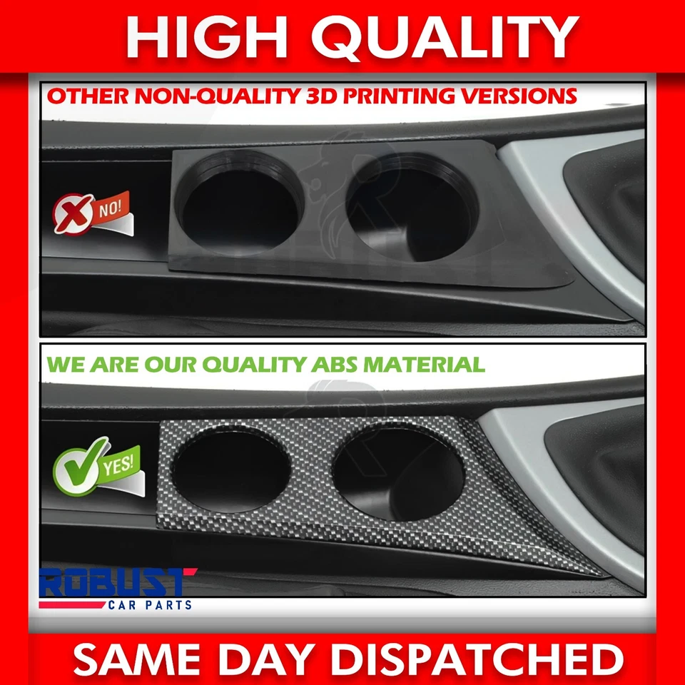 ПОДСТАКАННИК ДЛЯ BMW 1 СЕРИИ 116 116i 118 118i 118d 120 120i E87 E81 E88 КАРБОНОВЫЙ - Изображение 3 из 4