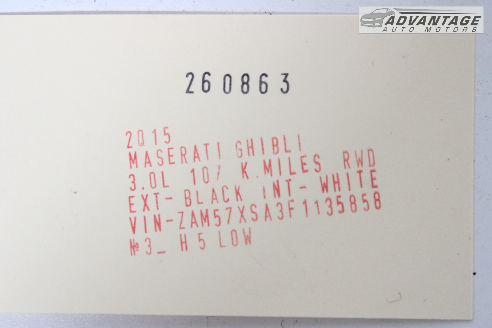 Maserati Ghibli 2014-2020 Right Turbo oil line