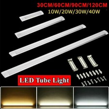 LED Batten Tube Light Linear Slimline Panel Ceiling Lights Wall Shed 1-5FT Lamp