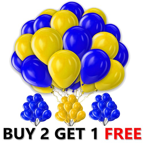 100 X Latex PLAIN BALOON BALLONS helium BALLOONS Quality Party Birthday Wedding - Picture 12 of 12