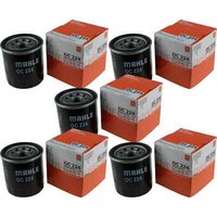 5X Mahle / Knecht ÖLfilter OC 224 Oil Filter