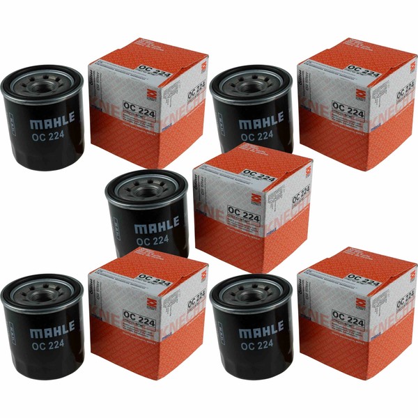 5X Mahle / Knecht ÖLfilter OC 224 Oil Filter-image