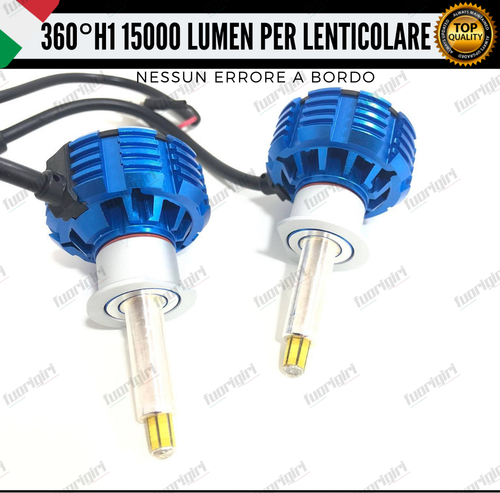 KIT FULL LED H1 360° GRADI PER LENTICOLARI FIAT BRAVO MK2 CANBUS 100% NO ERROR - Imagen 8 de 10