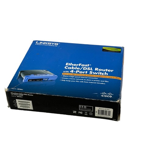 Linksys BEFSR41 ver4.3 Etherfast 4-Port 10/100 Wired Router - 第 1/12 張圖片