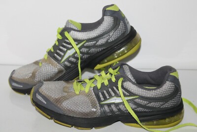 AVIA AVI 180 Running Shoes, #1105YK87446, Gray/Neon, Mens US Size 11