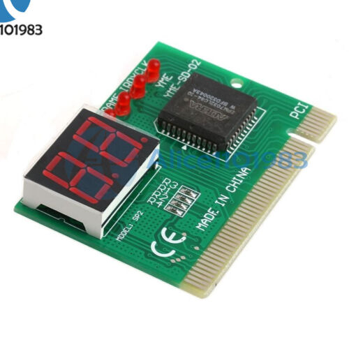 Digital LED 2/4 Analysis Diagnostic Tester POST Card PCI PC Analyzer Motherboard - Photo 21/39