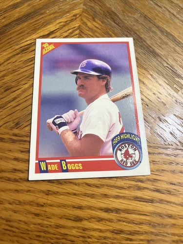 1990 SCORE WADE BOGGS HIGHLIGHTS #704 Boston Red Sox HOF | eBay