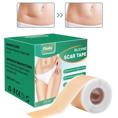 MARKENLOS Silikon Gel Narbenpflaster Selbstklebend Narbe Entfernen Heilung Aufkleber Patch