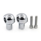 Motorcycle Chrome 1" (25mm) Handlebar Riser Fit Honda Suzuki Yamaha Kawasaki