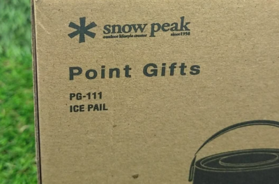 Snow Peak ice pail PG-111 outdoor tableware Point Gift New From